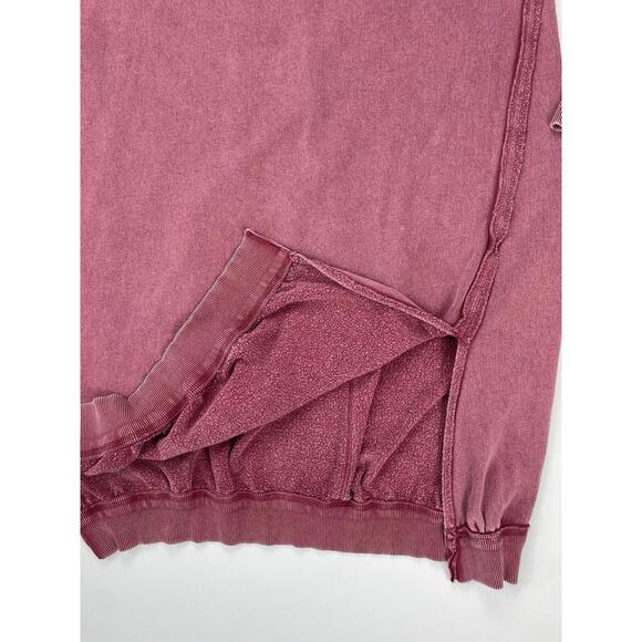 Free People We The Free Shelli Long Tunic Crewneck Sweatshirt Oversized Small - Picture 3 of 10